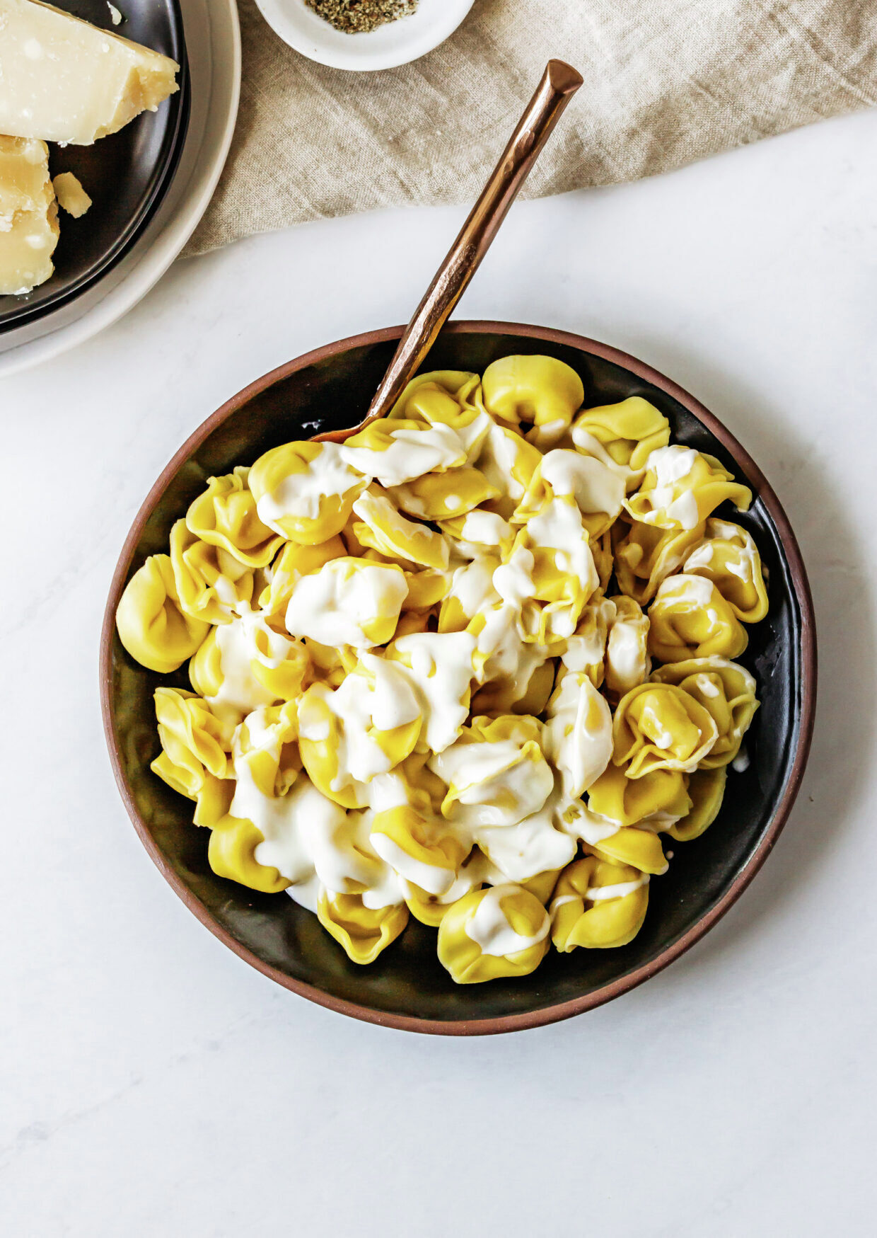 Ricotta & Parmigiano Tortellini with Parmigiano Cream