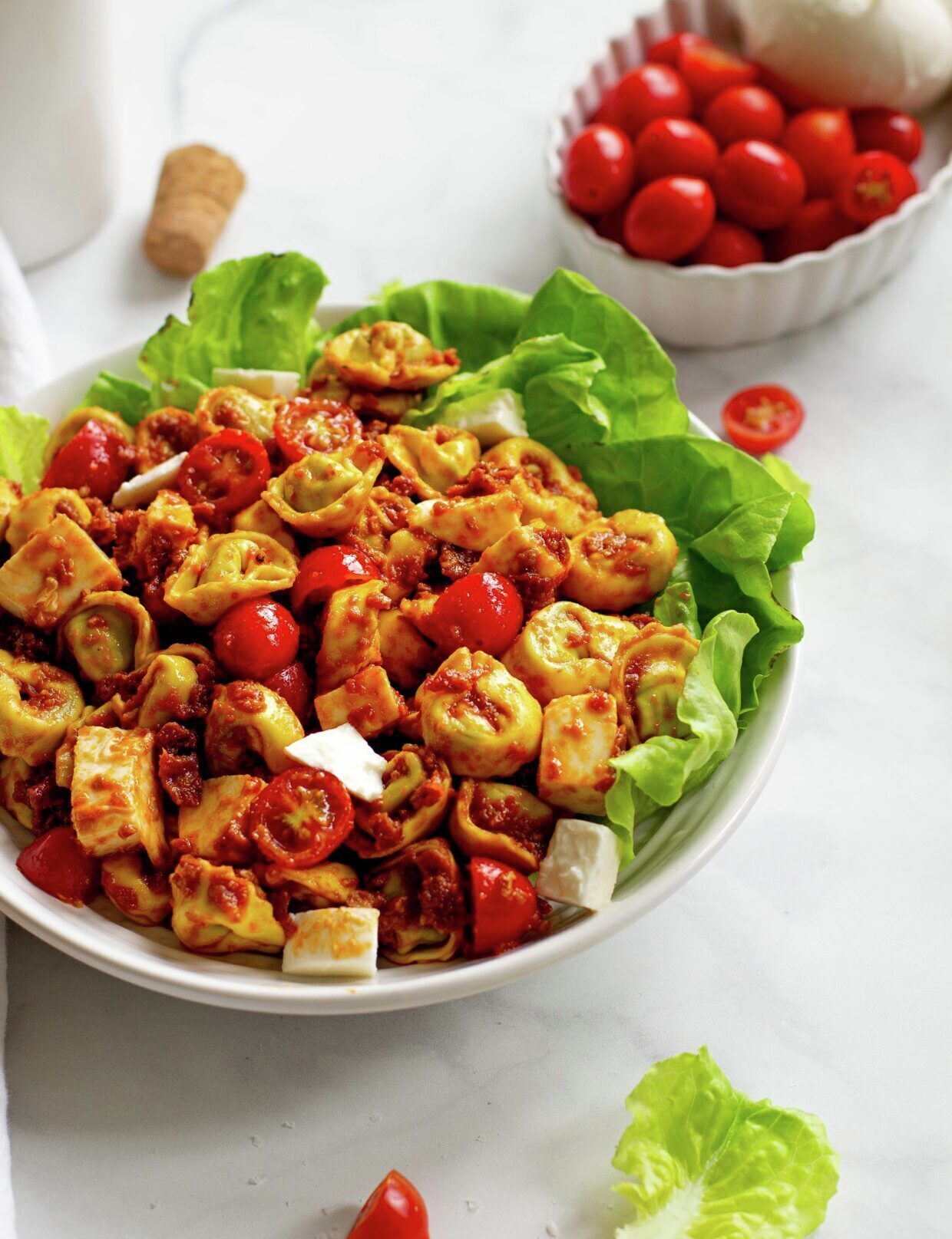 Tortellini Caprese Salad