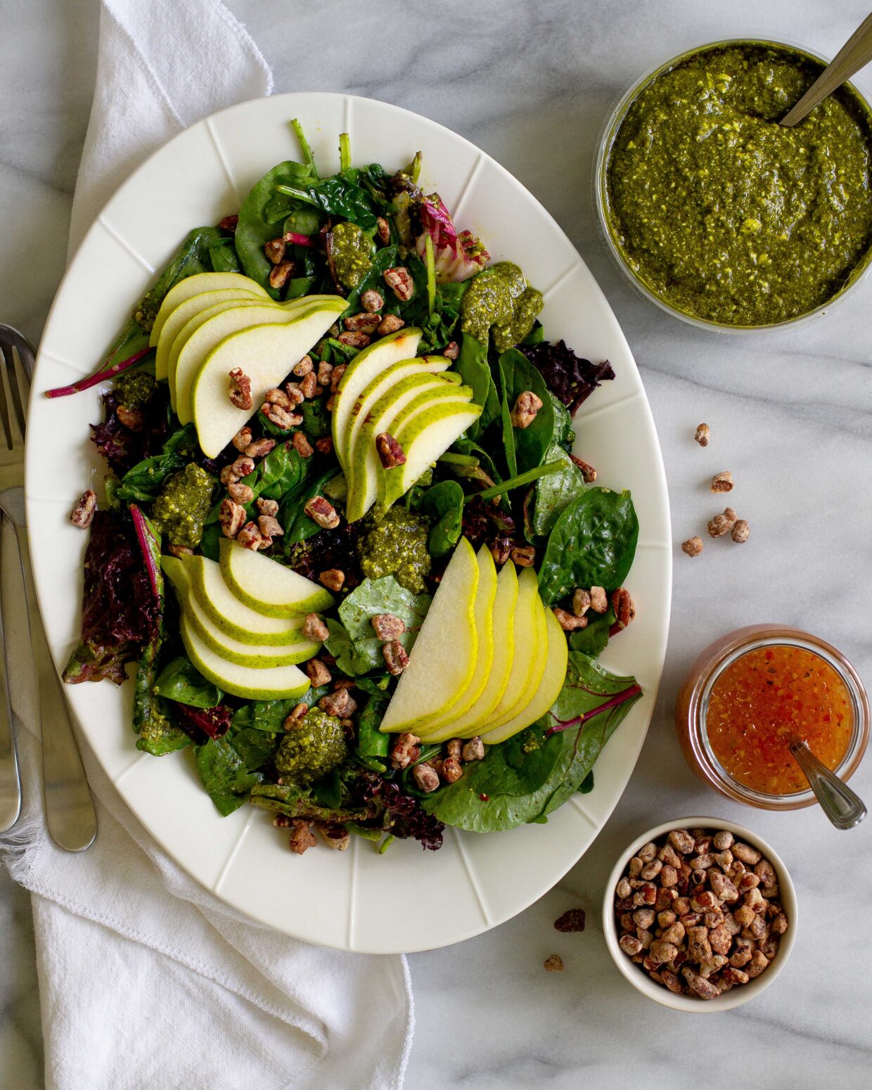 Spinach Salad Gorgonzola
