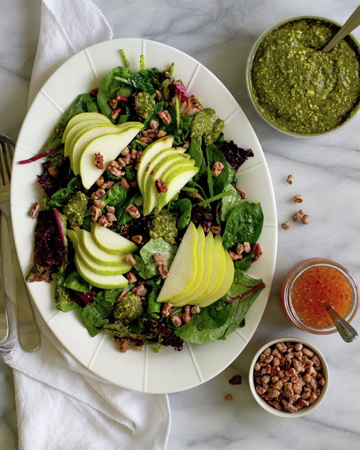 Spinach Salad Gorgonzola