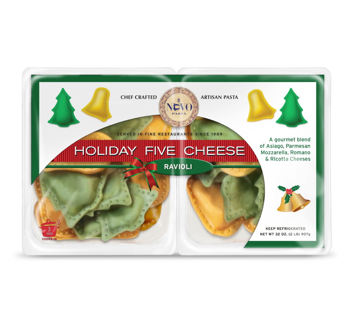Holiday Five Cheese Ravioli
