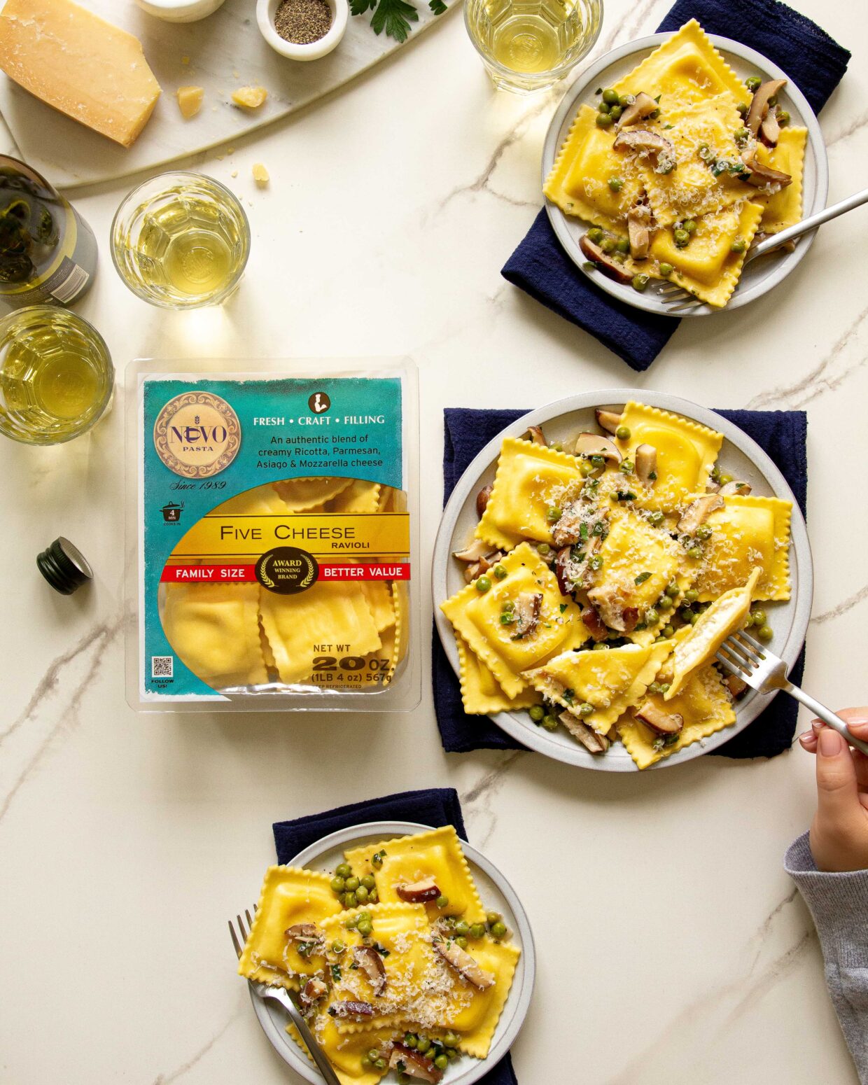 Nuovo Pasta Classic Italian Cheese Ravioli